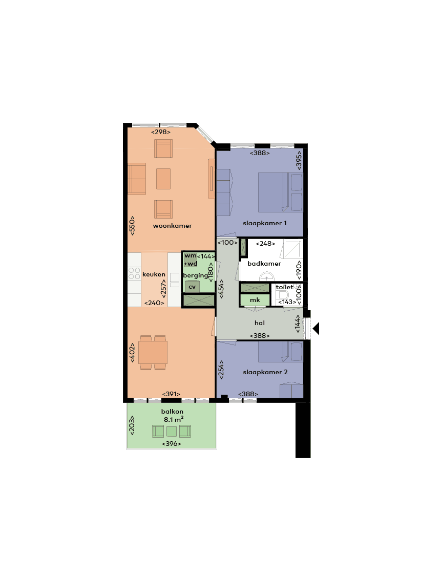 Apartment Parijsboulevard 16, Utrecht - For Rent