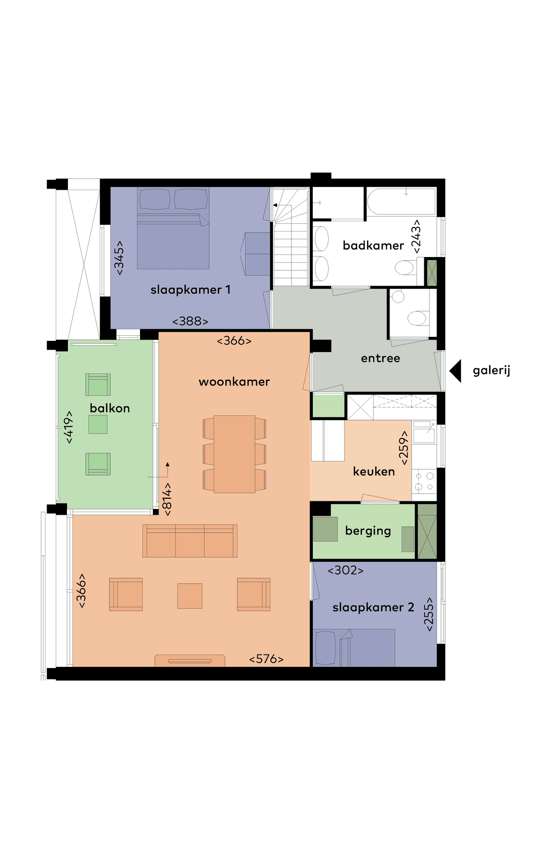 Apartment Tesselschadelaan 50, Eindhoven - For Rent