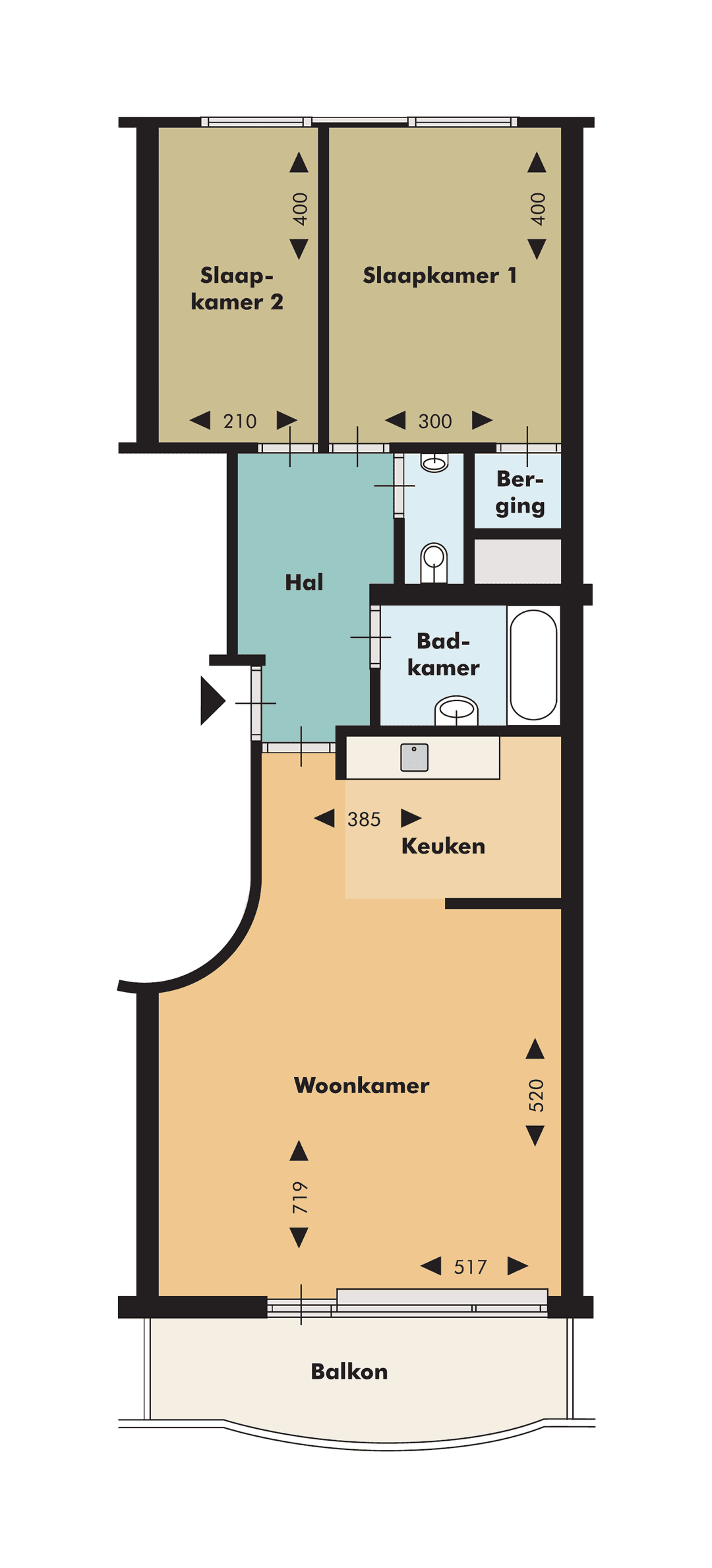 Apartment Linker Rottekade 434, Rotterdam - For Rent