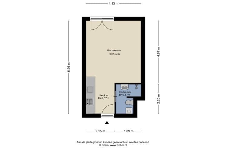 Unfurnished Studio for Rent, Europaplein, Utrecht