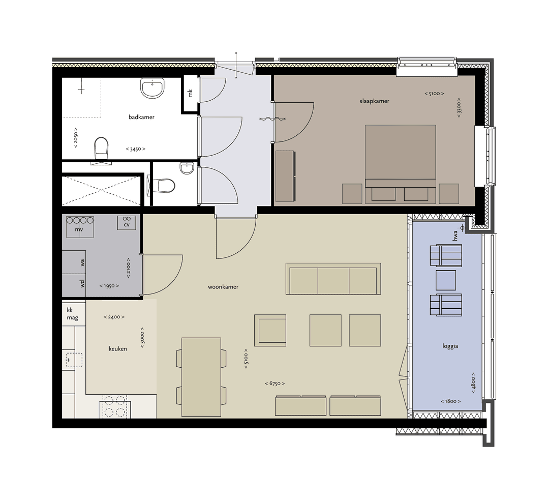 Apartment Buxusplaats 17, Tilburg - For Rent