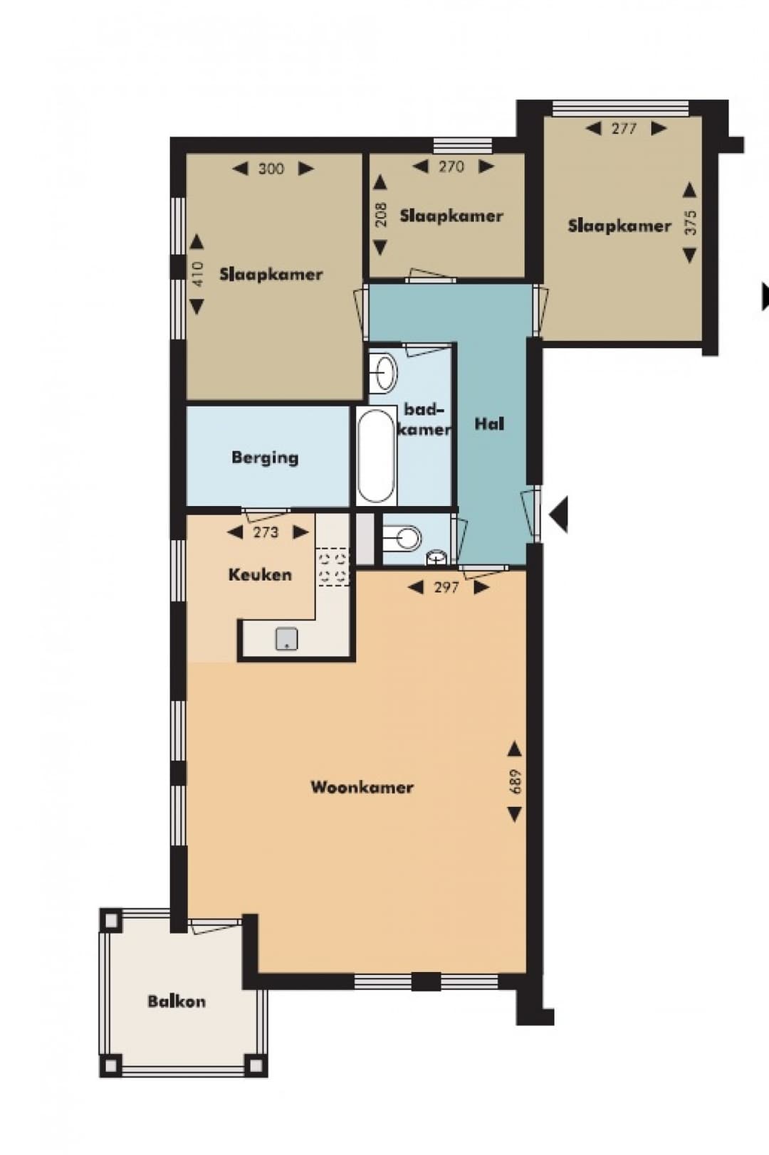 Apartment Stevertsemolen 1, Eindhoven - For Rent