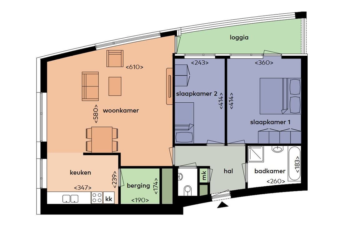 Apartment Van Ravesteyn-erf 484, Dordrecht - For Rent