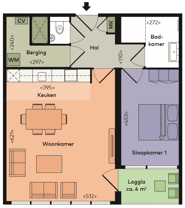 Apartment Betaplein 142, Leiden - For Rent