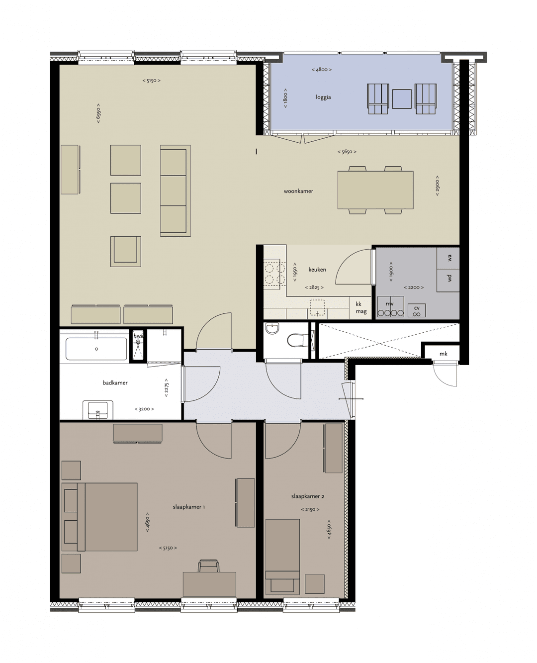 Apartment Hart van Brabantlaan 36, Tilburg - For Rent