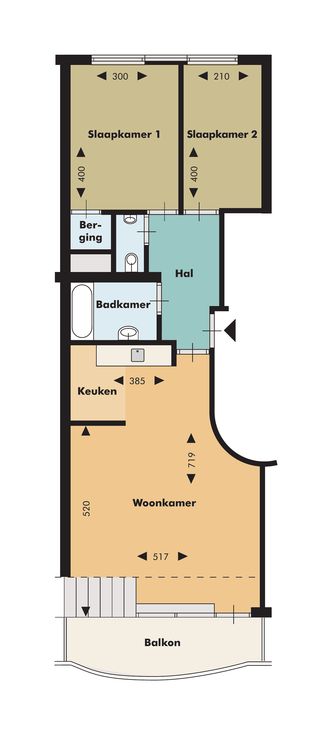 Apartment Linker Rottekade 473, Rotterdam - For Rent