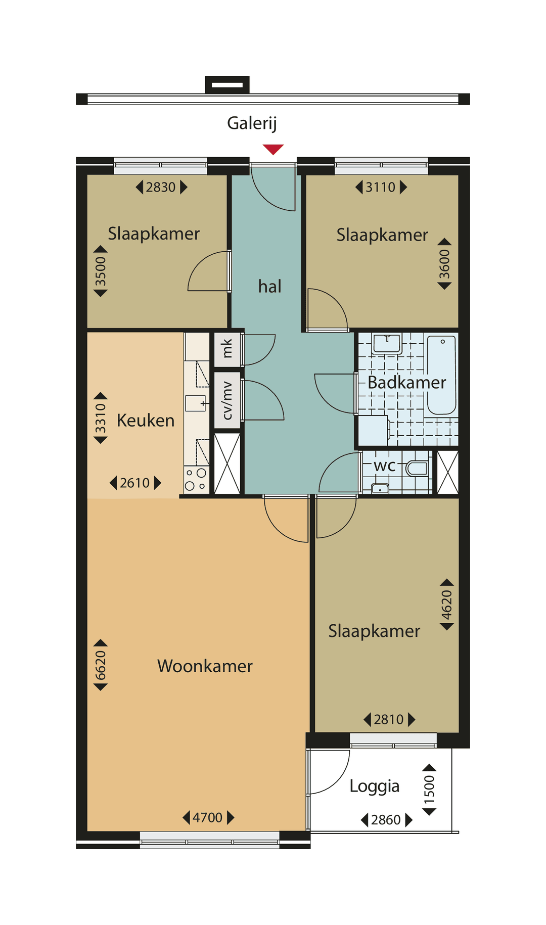 Apartment Slachthuisstraat 43, 's-Gravenhage - For Rent