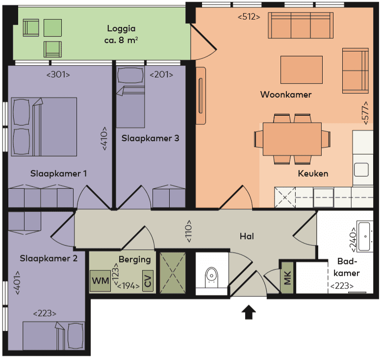 Apartment Betaplein 206, Leiden - For Rent