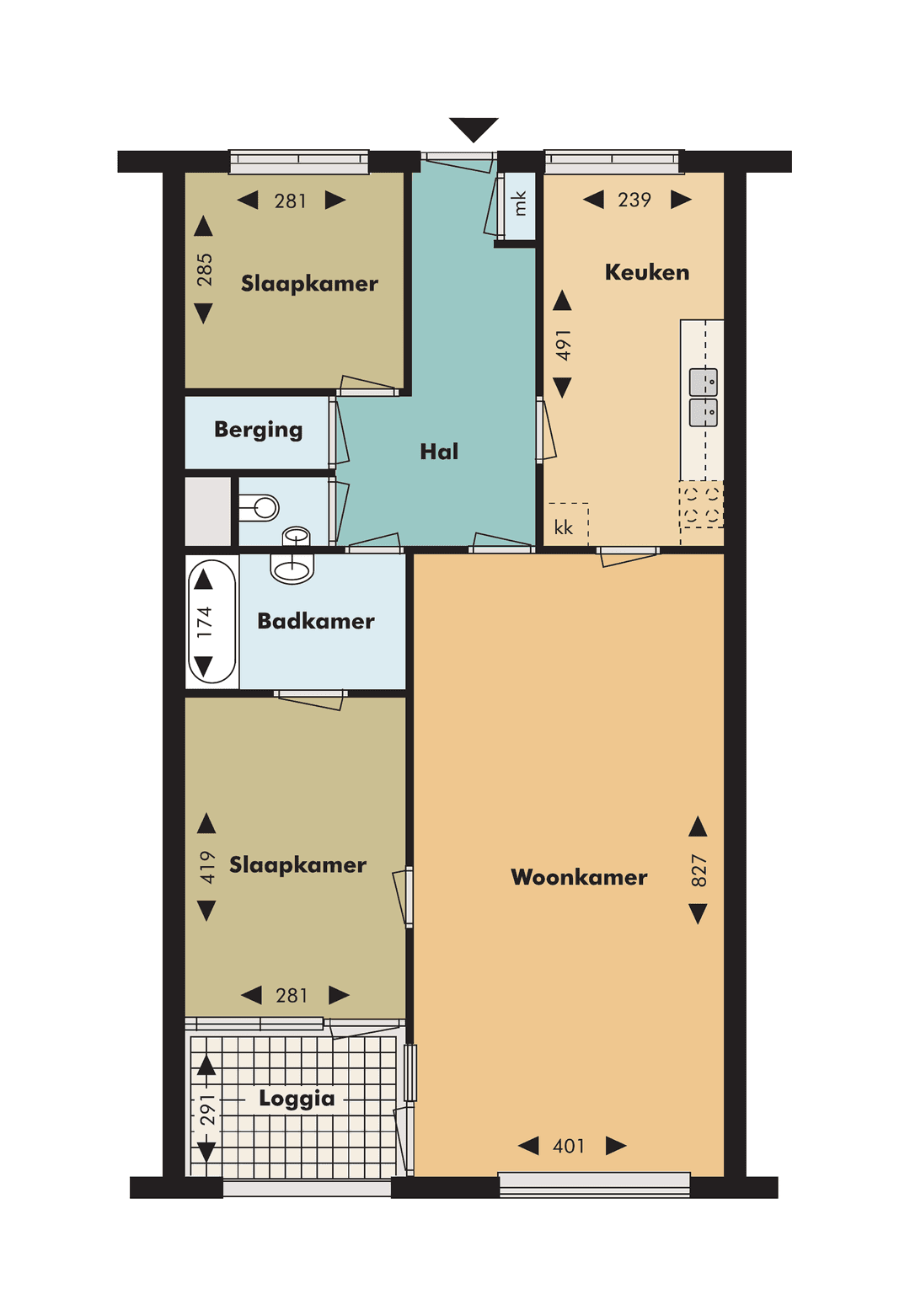 Apartment Nieuwehaven 44, Rotterdam - For Rent