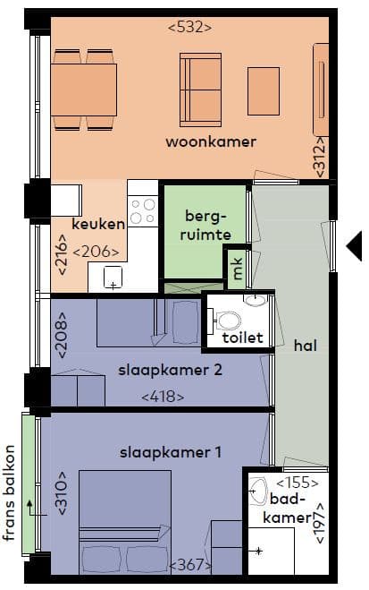 Apartment Noordzeelaan 10 S, Zwolle - For Rent