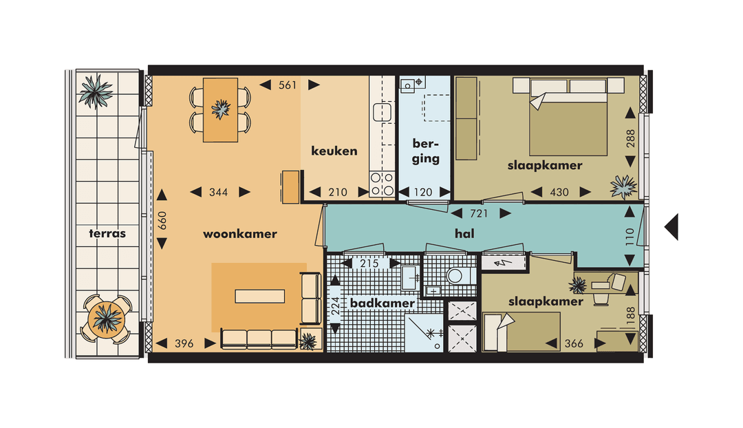 Apartment Haendelplein 71, Nieuw-Vennep - For Rent