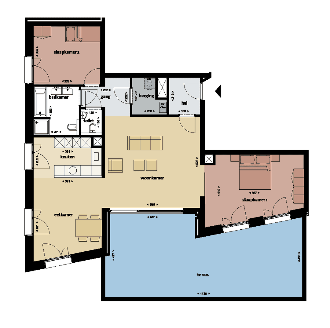 Apartment Ansjovislaan 282, Bergen Op Zoom - For Rent