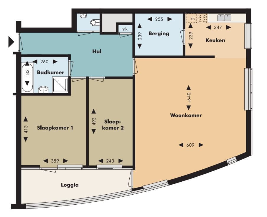 Apartment Van Ravesteyn-erf 92, Dordrecht - For Rent