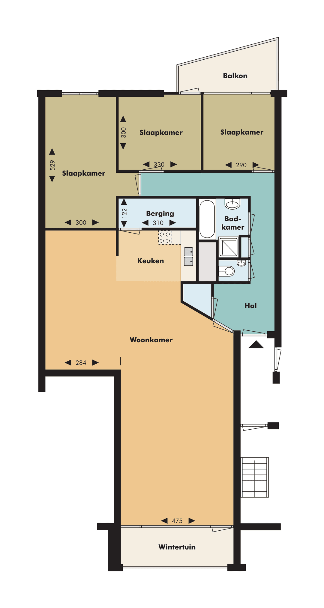 Apartment Ansjovislaan 77, Bergen op Zoom - For Rent