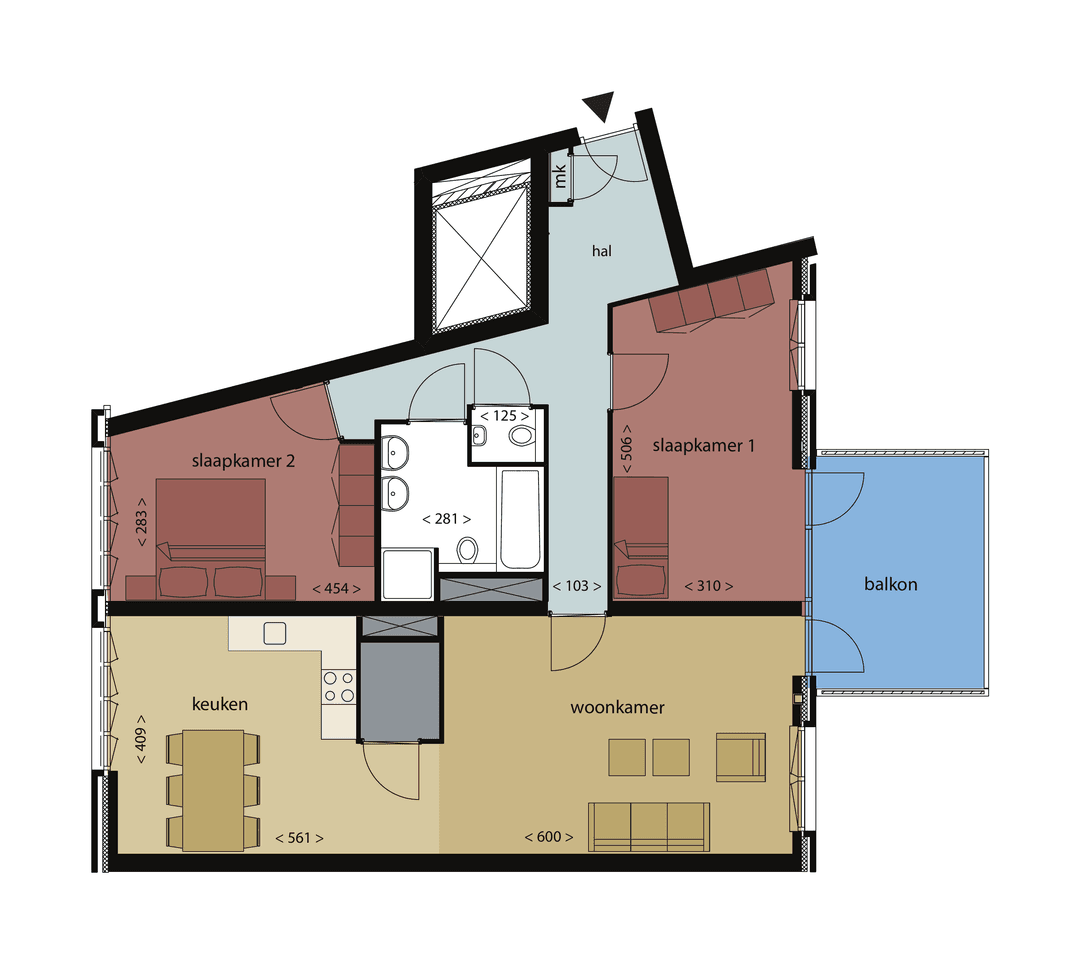Wohnung Terheijdenstraat 54, Breda - Zu Vermieten