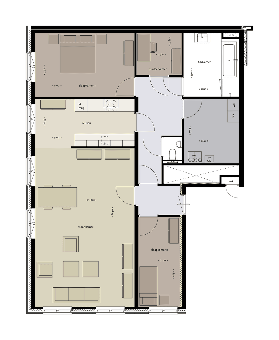 Apartment Hart Van Brabantlaan, Tilburg - Zu Vermieten