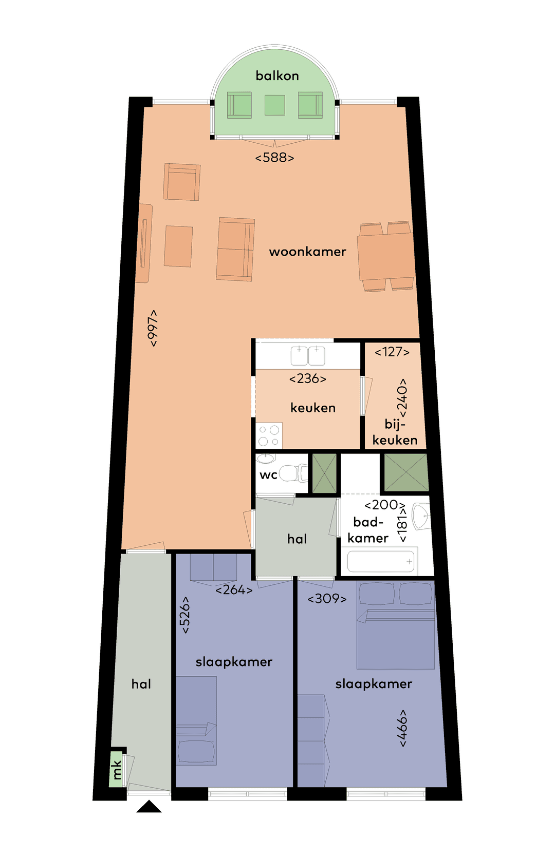 Apartment Westwijkplein 120, Amstelveen - Zu Vermieten