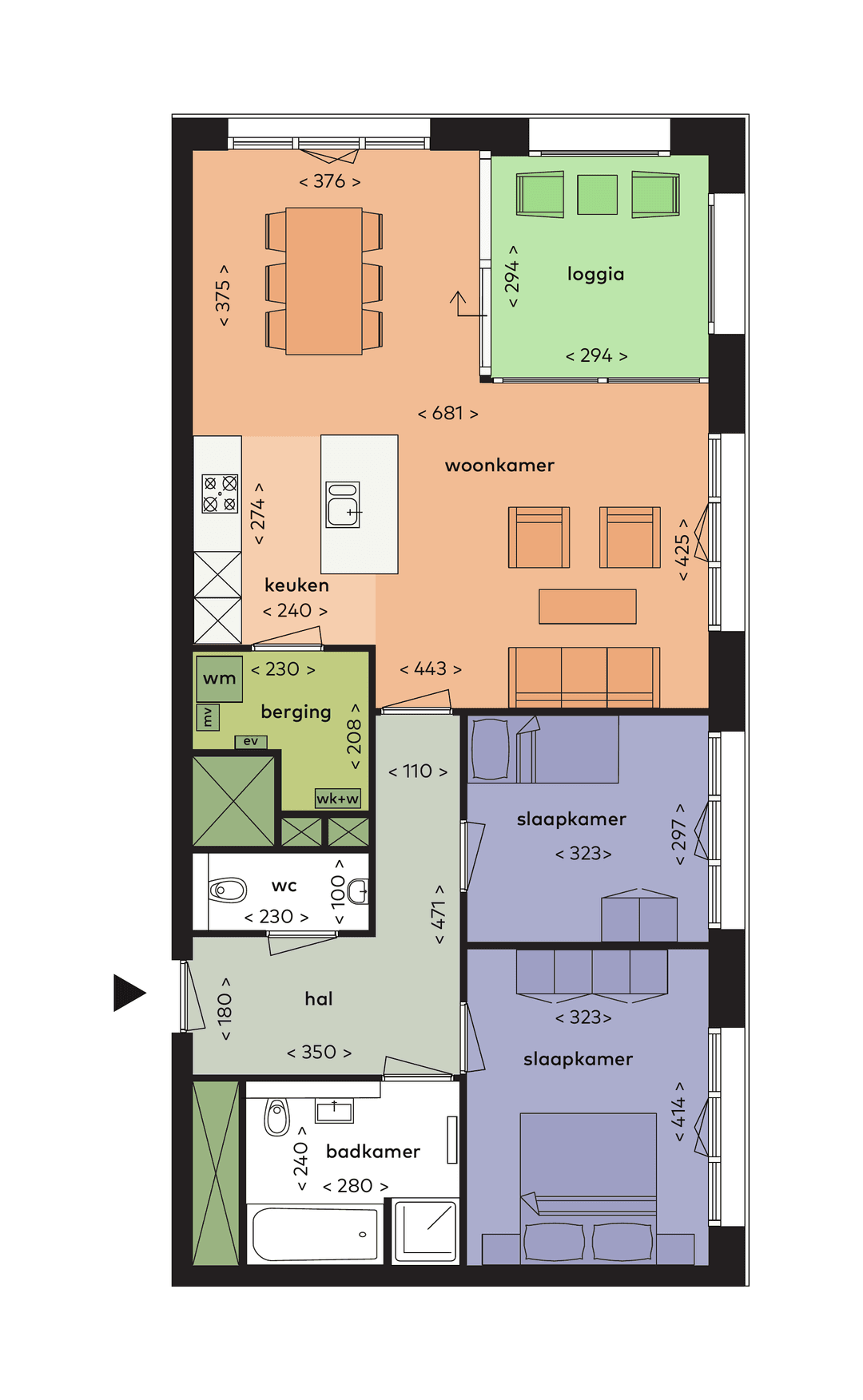 Wohnung Hofvijver 153, 's-Hertogenbosch - Zu Vermieten